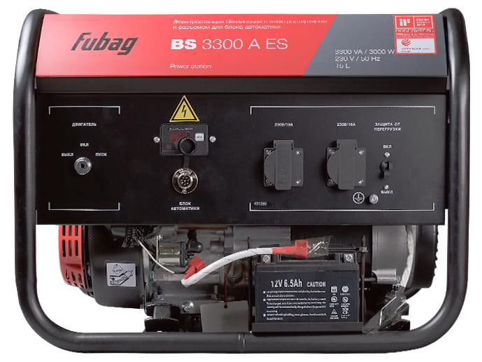 Бензиновый генератор Fubag BS 3300 A ES (431289)