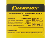 Бензиновая газонокосилка Champion LM5347