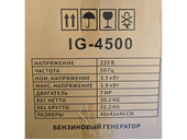 Бензиновый генератор инверторный EWG IG-4500